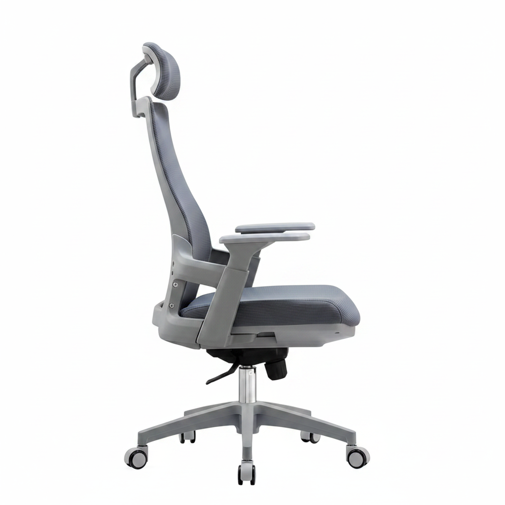 A2020 Grey Chair - Side View
