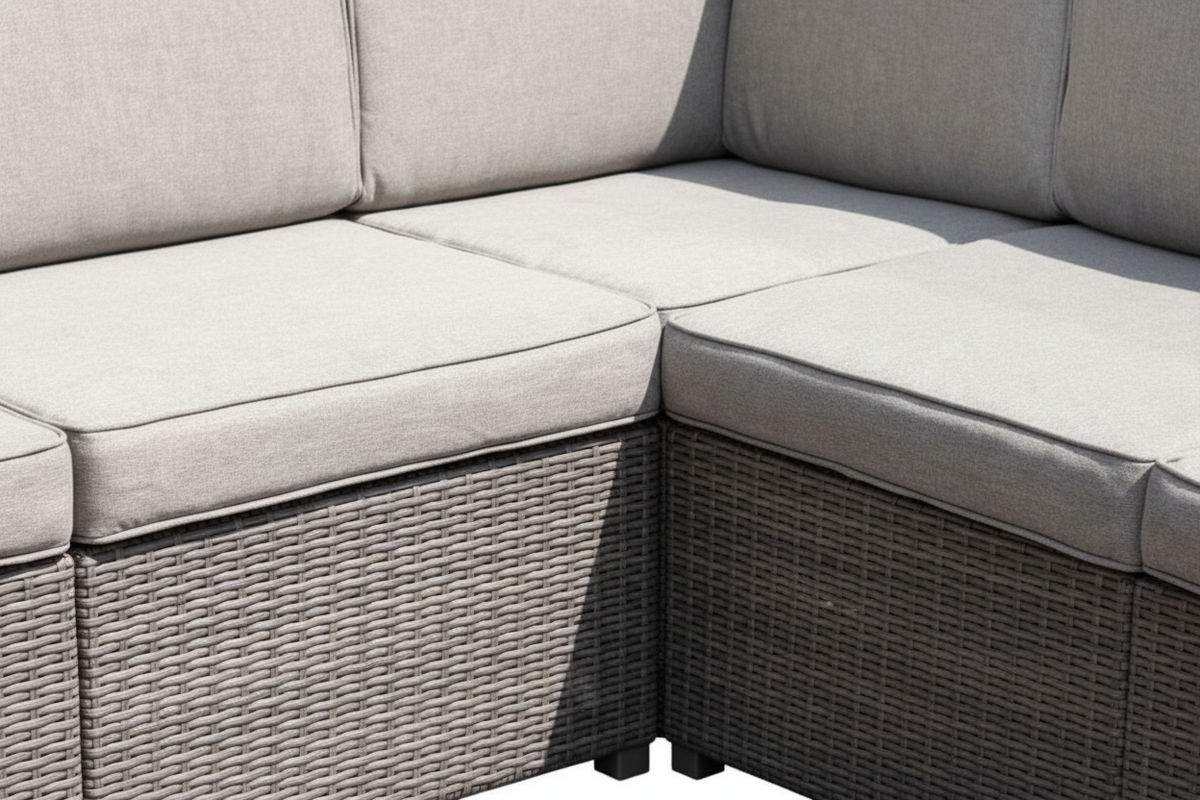 Close-up rattan detail