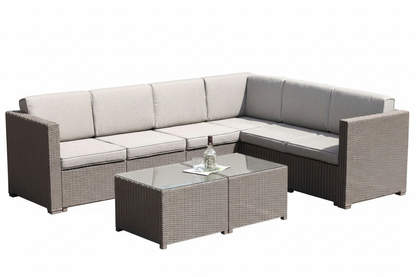 SF-CR5P Outdoor Sectional Sofa Set