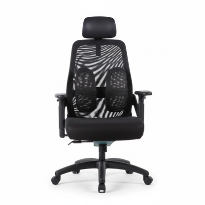 W4544 Black Office Chair - Front